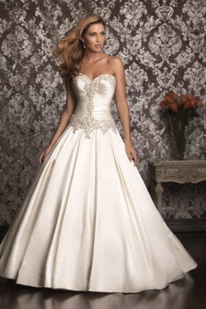 9003 Allure front view wedding dress