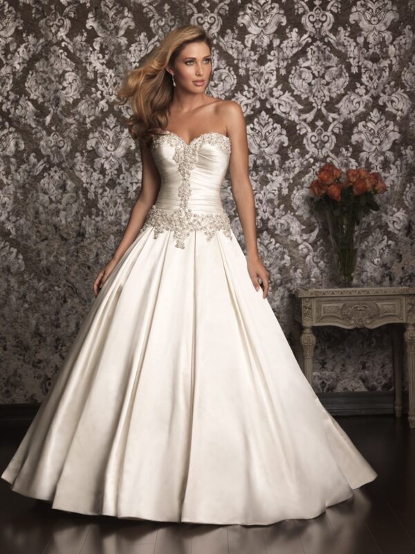 9003 Allure front view wedding dress