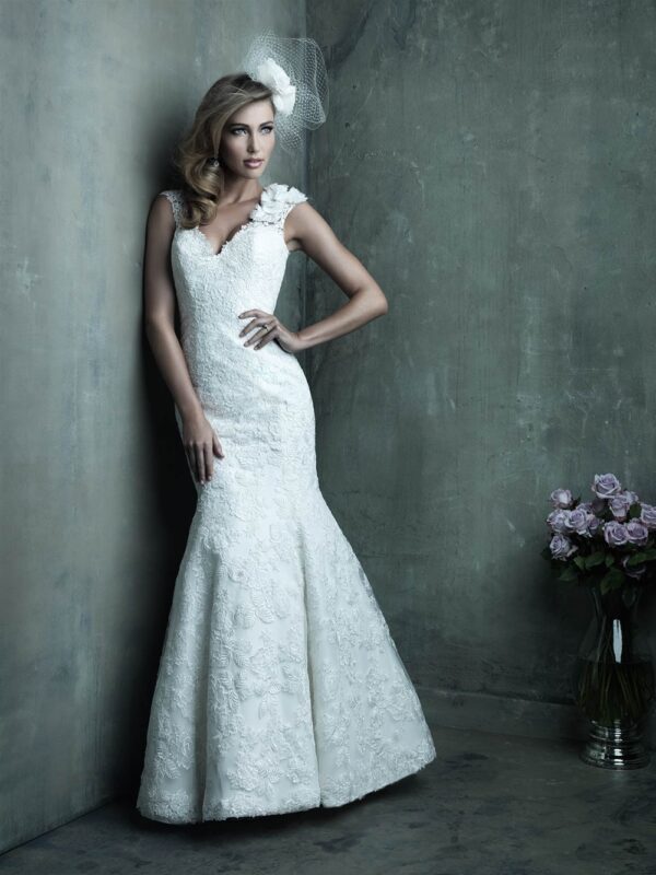 front view of C287 wedding dress by Allure Bridals