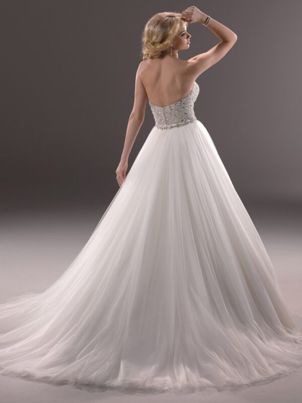 Back view of Esme wedding dress by Maggie Sottero