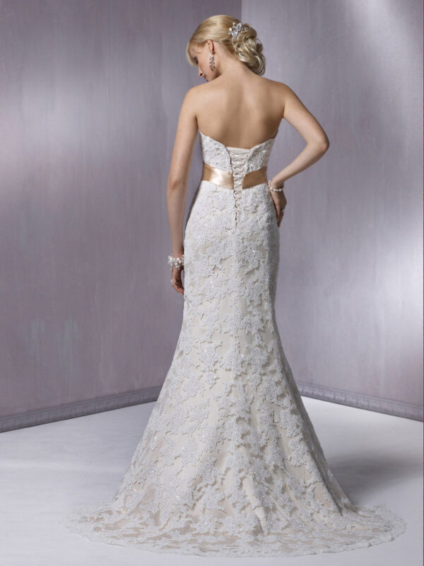 Karena Royale wedding dress by Maggie Sottero back view