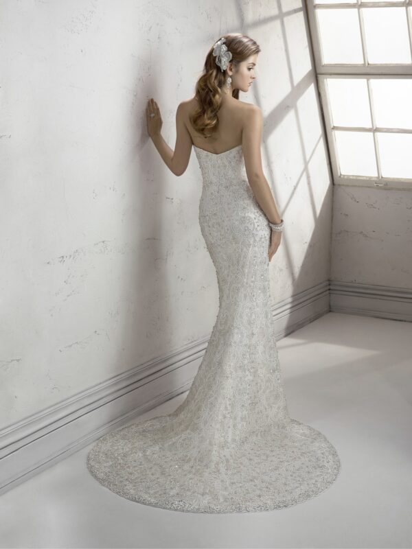 Back view of Lanie wedding dress by Sottero & Midgley