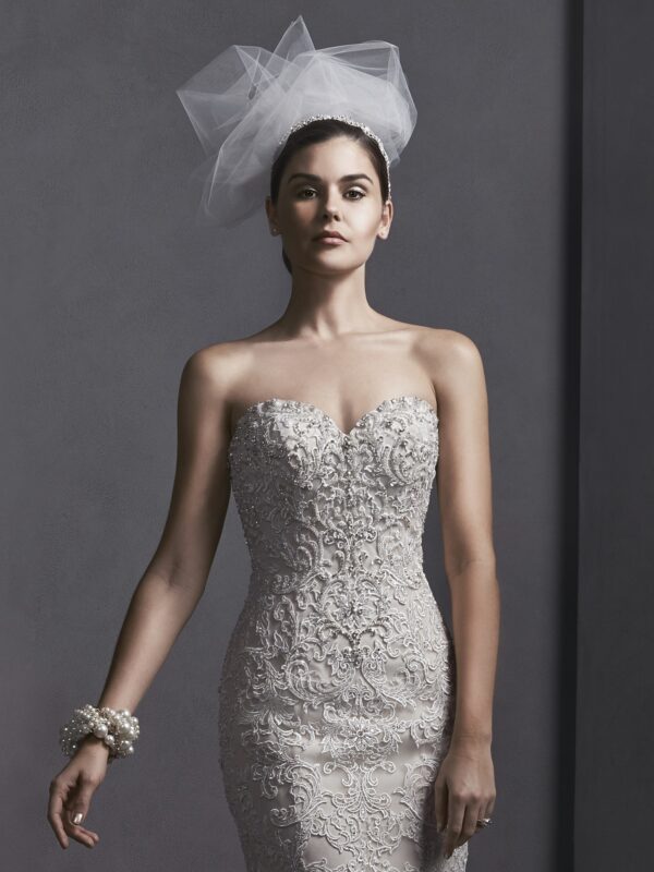 Stella Wedding Dress by Sottero and Midgley close up