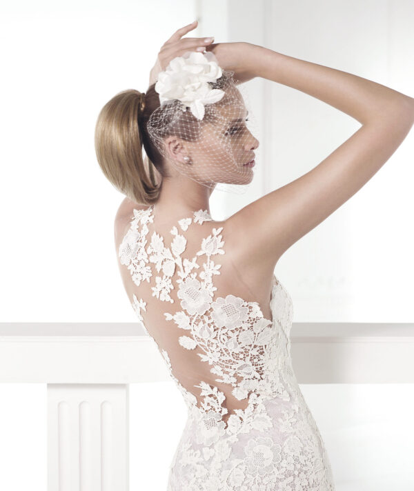 Close up back view of Carezza by Pronovias Atelier