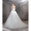 Odelia wedding dress by Pronovias back view