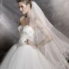Odelia wedding dress by Pronovias front close up