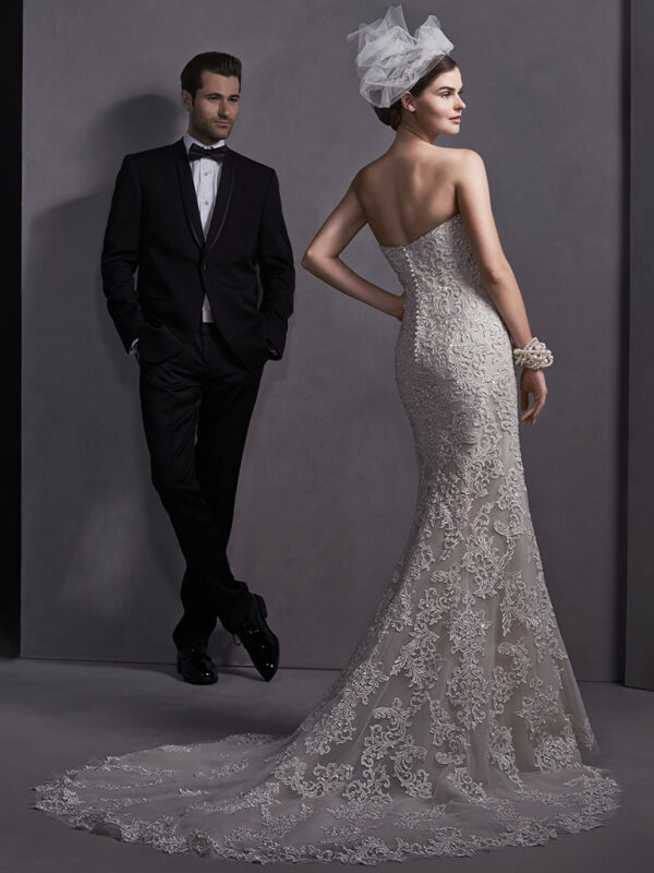 Stella Wedding Dress by Sottero and Midgley back