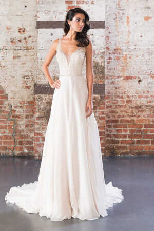 9849 wedding dress by Justin Alexander