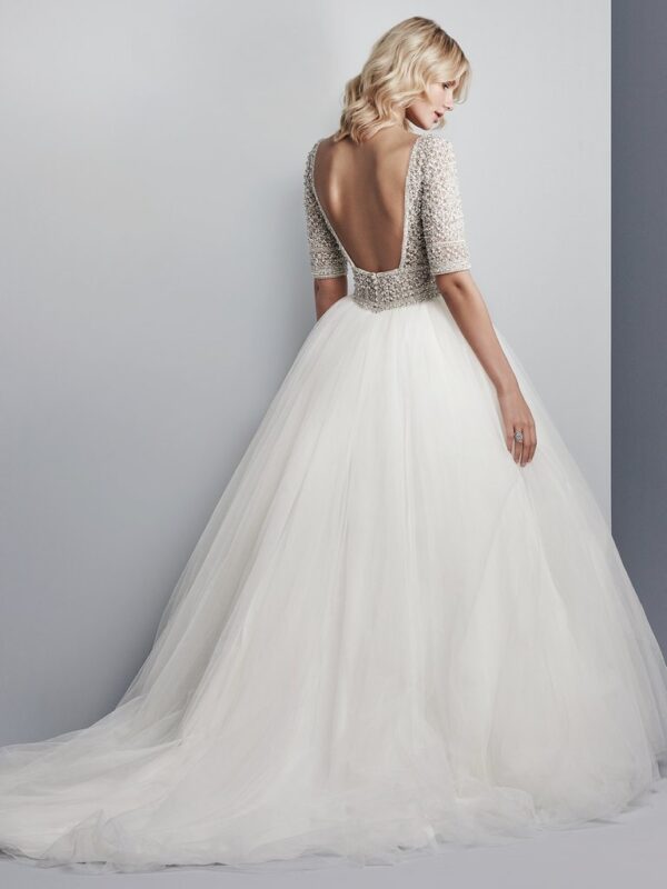 Allen Wedding Dress by Sottero and Midgley back view