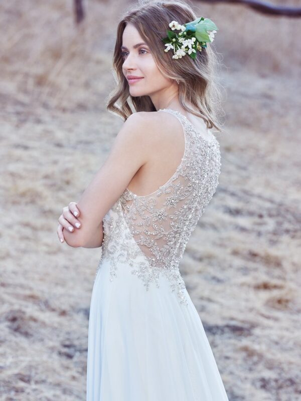 Maren Wedding Dress by Maggie SotteroBack View