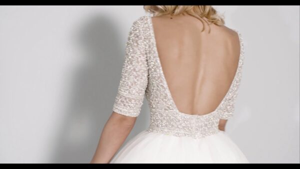 Allen Wedding Dress by Sottero and Midgley back close up