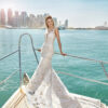 Alternate front view of Sky115 wedding dress by Eddy K