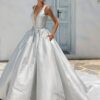 Front view of 8970D wedding dress by Justin Alexander