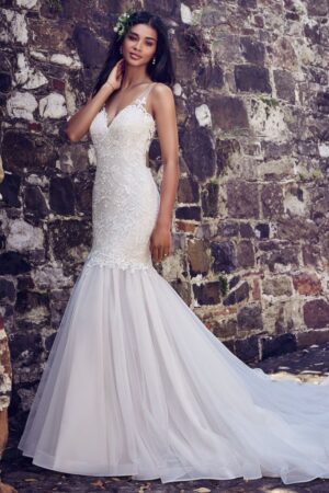 Front view of Adaleine wedding dress by Maggie Sottero