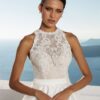 close up of 88001D wedding dress by Justin Alexander
