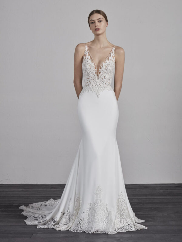 Erandi wedding dress by Pronovias Bridal