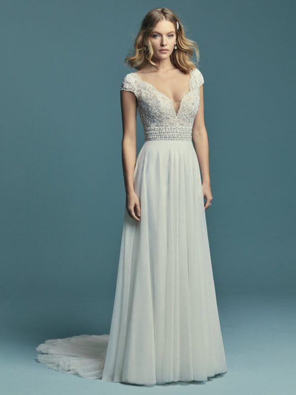 Monarch wedding dress by Maggie Sottero