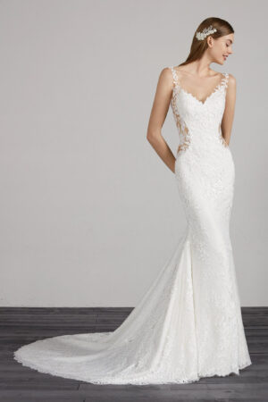 Morocco wedding dress by Pronovias bridal