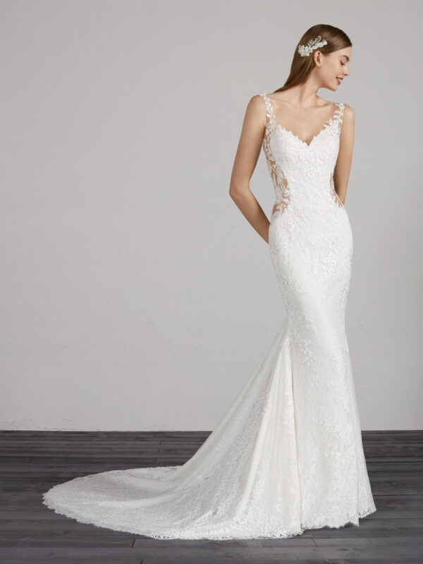 Morocco wedding dress by Pronovias bridal