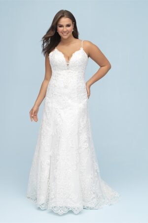 9605 by Allure lace wedding dress