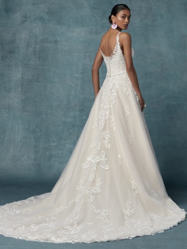 Wallis by Maggie Sottero back view