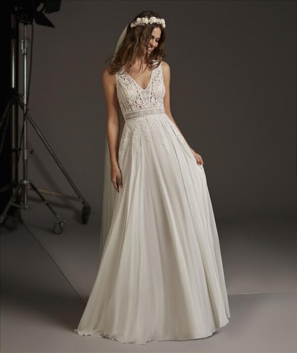 Comet wedding dress by Pronovias Bridal