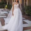 Leda wedding dress by Pronvias Bridal back view