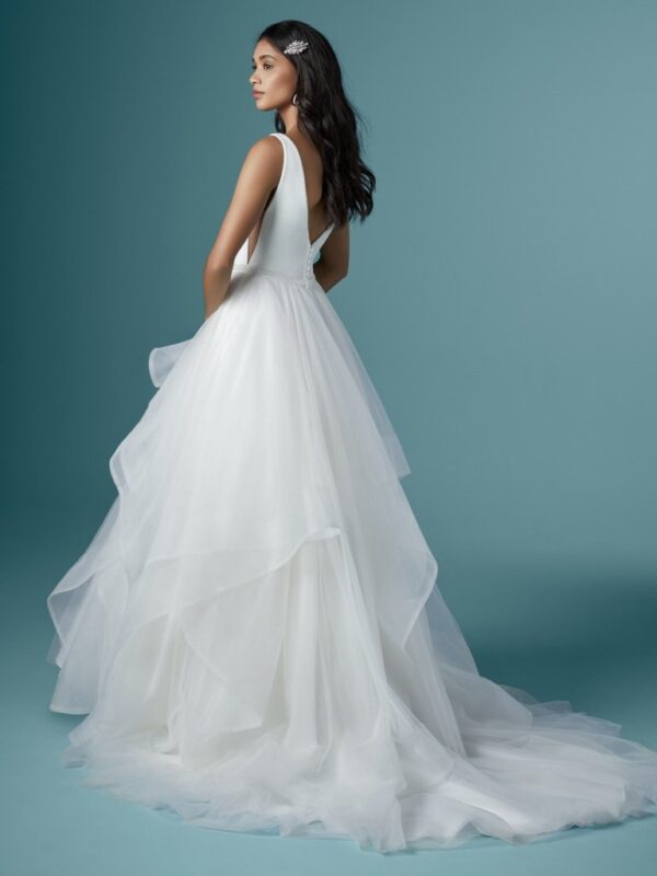 Fatima, Maggie Sottero, Wedding Dress back