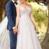 d2603 wedding dress by essense of australia full real view