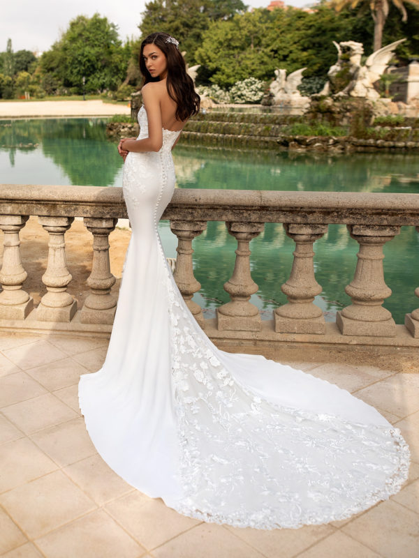 Epico wedding dress by Pronovias Bridal back view