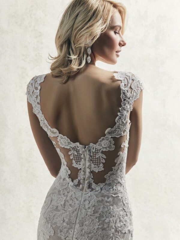 Chauncey by Sottero and Midgley wedding dress close up back