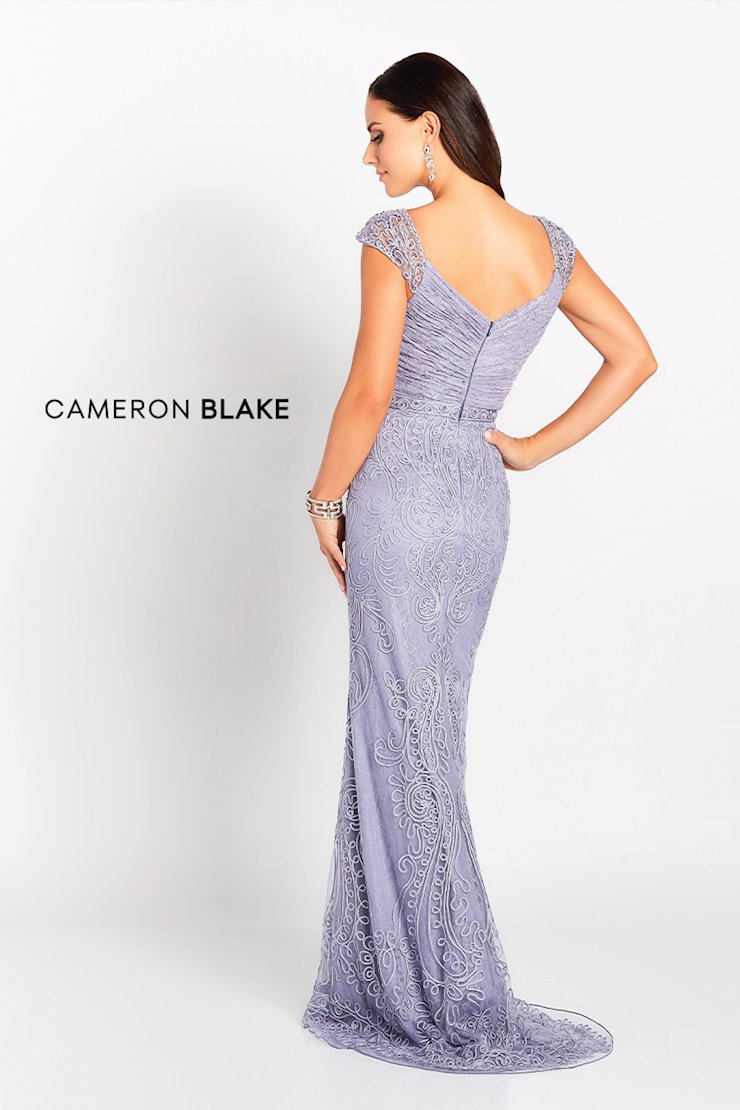 119643 Elegant Lace Cameron Blake Mother of the Bride or Groom Dress