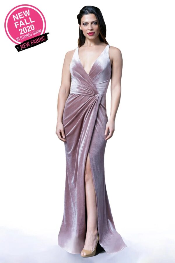 2082 bridesmaid dress by Bari Jay front view