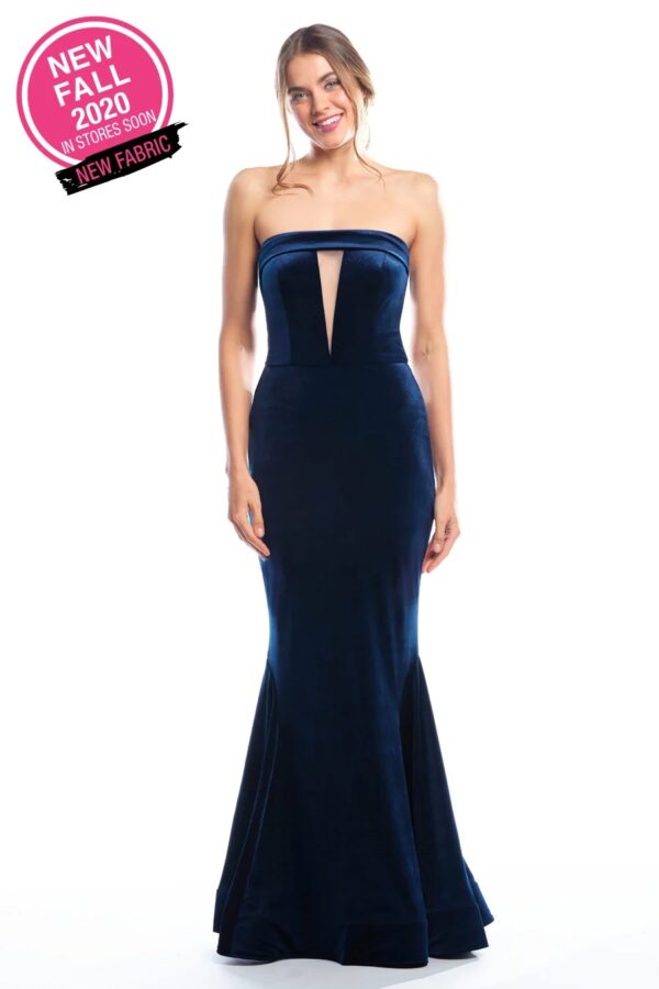 2087 bridesmaid dress by Bari Jay front view