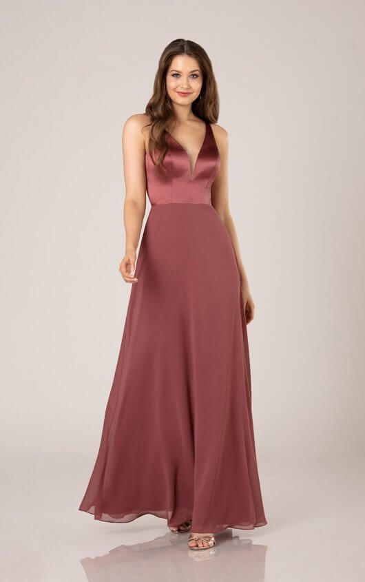 Juniors Chiffon Dress  Sorella Vita Bridesmaid Dresses