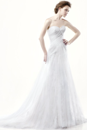 Dayton wedding dress by Enzoani front view