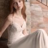 Livvy by Maggie Sottero chiffon a-line wedding dress alt view