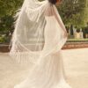 Dover by Maggie Sottero back with veil