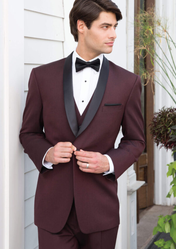 camden burgundy suit ike behar