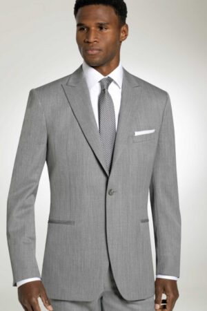 Austin heather grey suit by ike behar