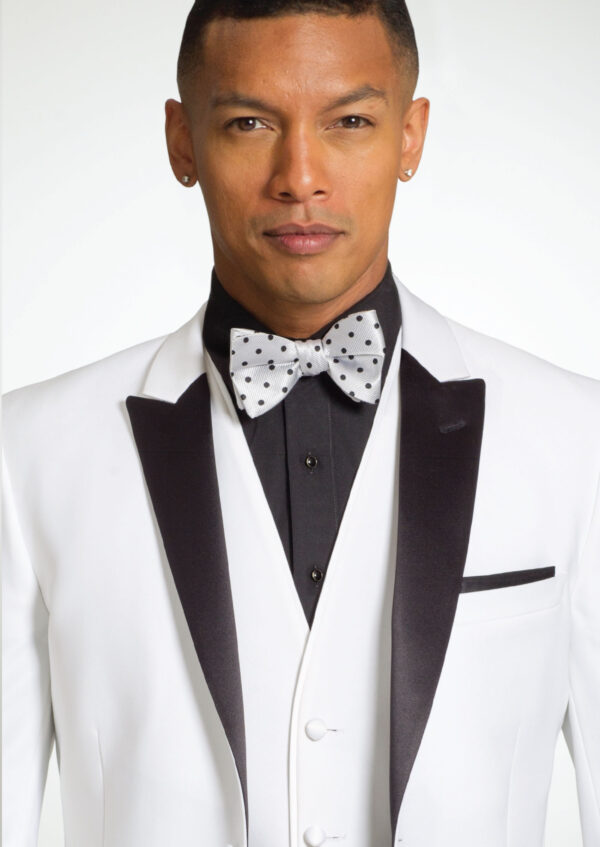 Franklin white tux by Savvi black label