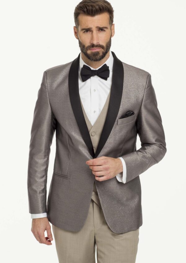 stone lamé shimmery tux