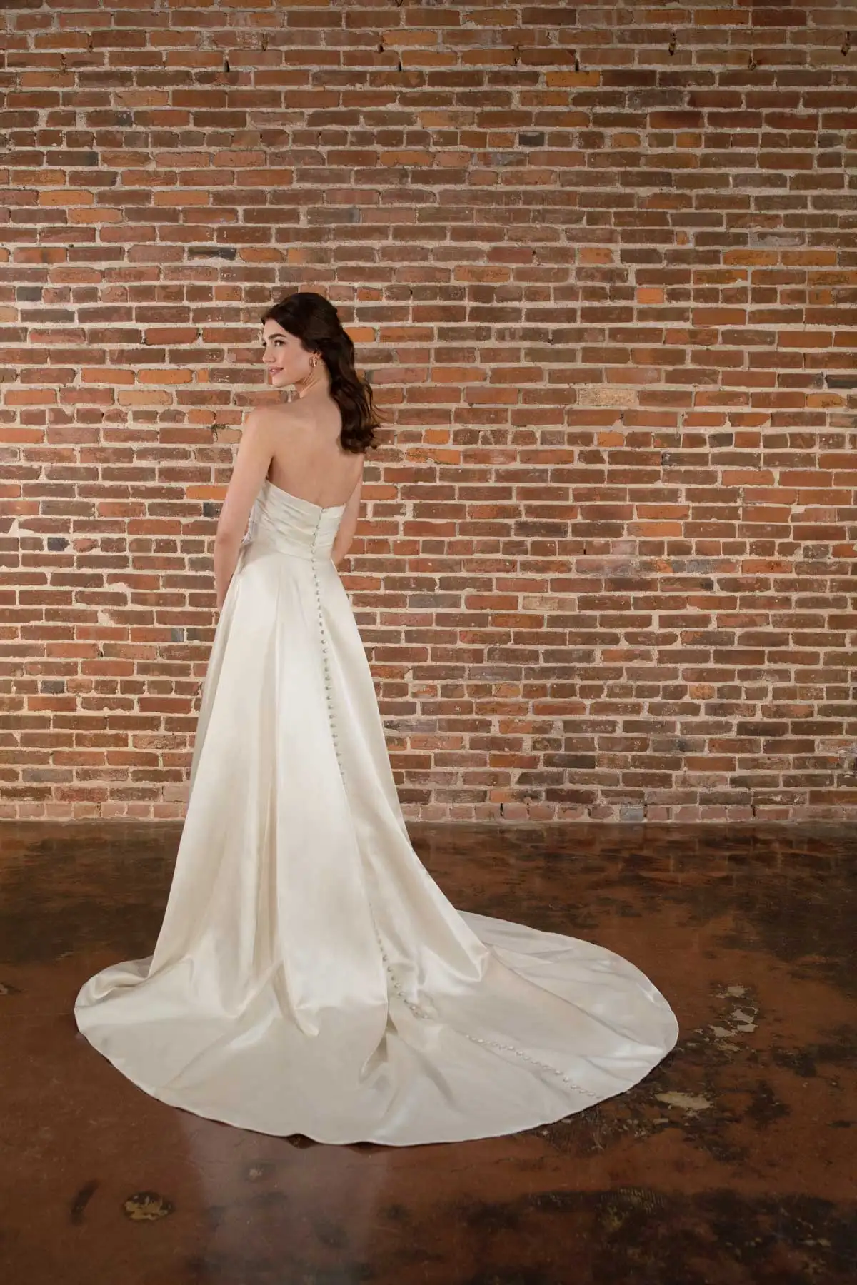 Strapless Modern Wedding Dress with Luxe Back Detail - Essense of Australia