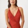 B253055 by B2 Jasmine Plunging v-neckline bridesmaid dress simple bridesmaid dresses wedding guest dresses with a slit