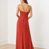 B253055 by B2 Jasmine Plunging v-neckline bridesmaid dress simple bridesmaid dresses wedding guest dresses with a slit