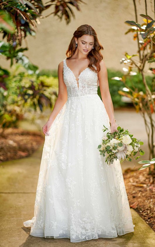 picture of d3217 wedding dress